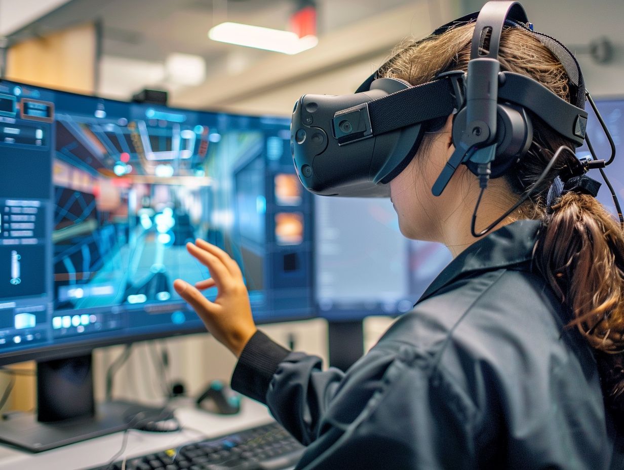 What is virtual reality and how is it being used in technical training?