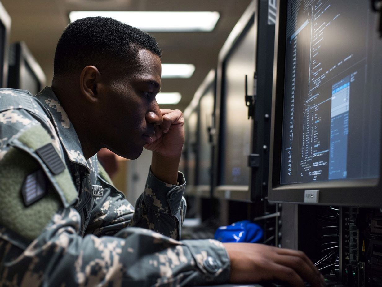 What career paths are available for military veterans in the field of cybersecurity?